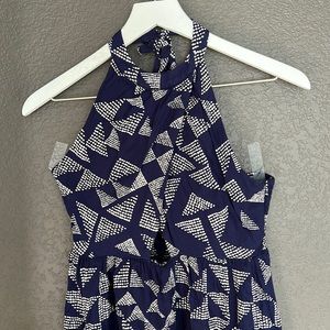 Splendid blue gorgeous fun dress with cutout in front size Medium